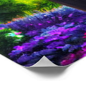 Poster Traverser dans un jardin de fleurs à l'affiche du  (Coin)