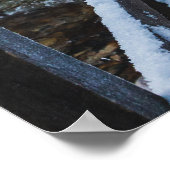 Poster Traverser la rivière en hiver (Coin)