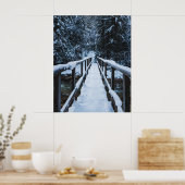 Poster Traverser la rivière en hiver (Cuisine)