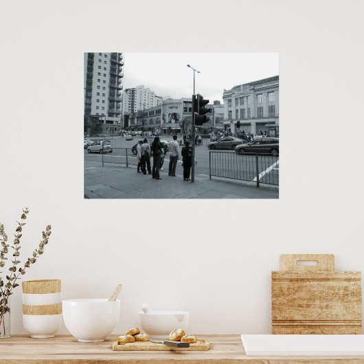 Poster Traverser la route (Cuisine)