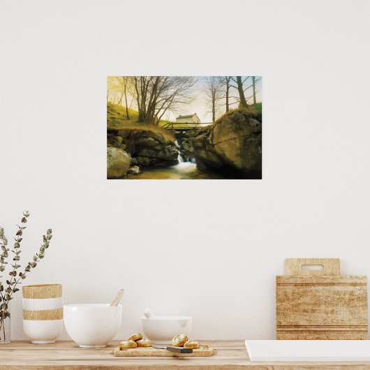 Poster Traverser le dos 40 (Cuisine)