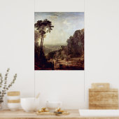 Poster Traverser le ruisseau par Joseph William Turner (Cuisine)