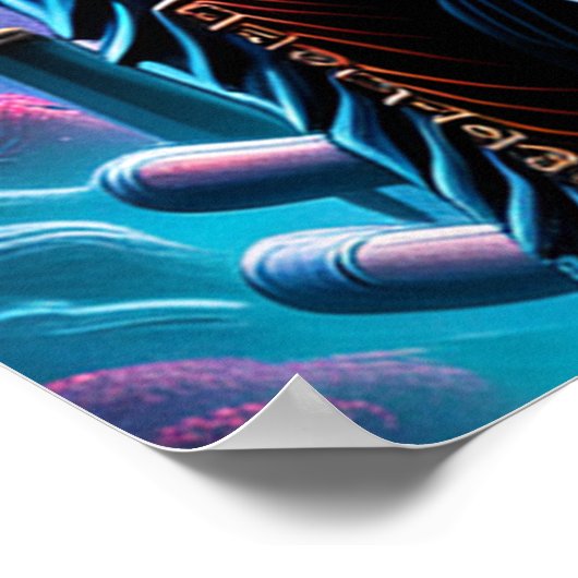 Poster Traverser les branches entremêlées (Coin)