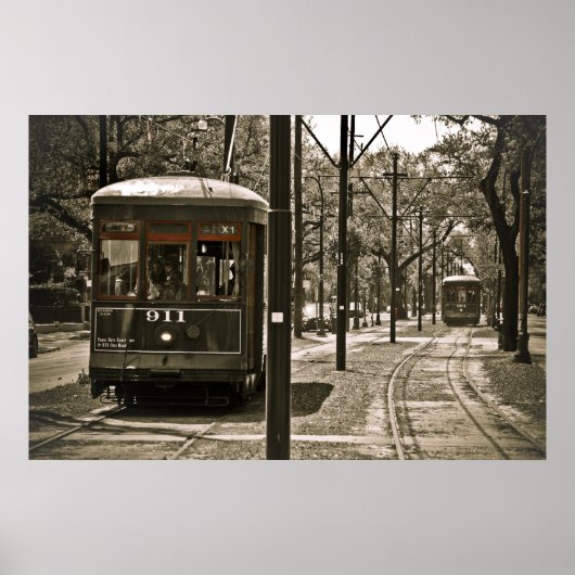 Poster Traverser les tramways (Devant)