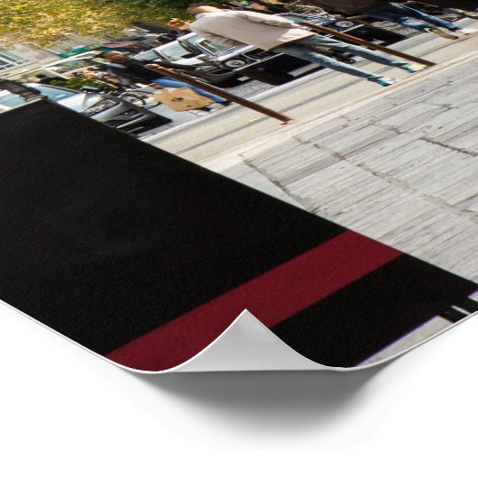 Poster Traverser une rue parisienne (Coin)