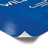 Poster "Traversez le feu" Ésaïe 43:2 Verset biblique (Coin)