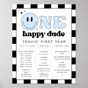 Poster TRAVIS Happy Dude Premier anniversaire Jalon
