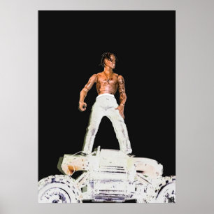 Poster Travis Scott Rodeo A3 agrandi Album inversé