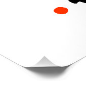 Poster Treck Trat Citrouille Sourire (Coin)