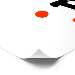 Poster Treck Trat Citrouille Sourire