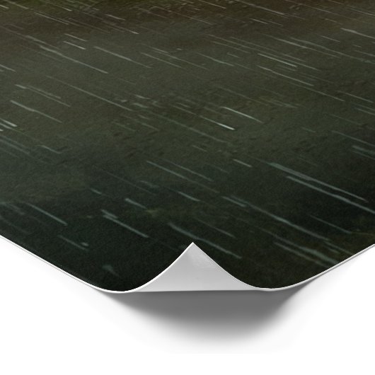 Poster Tree Blowing in the Wind During a Thunder Storm (Coin)
