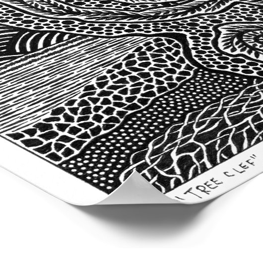 Poster Tree Clef (Coin)