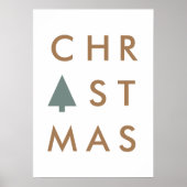 Poster Tree de Christmas | Minimum Scandinavian (Devant)