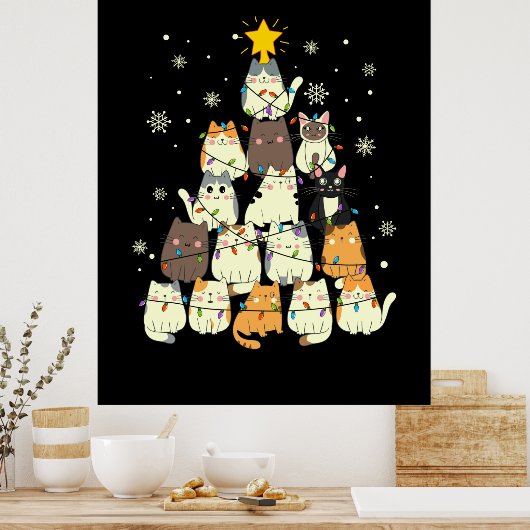 Poster Tree de Merry Xmas (Cuisine)
