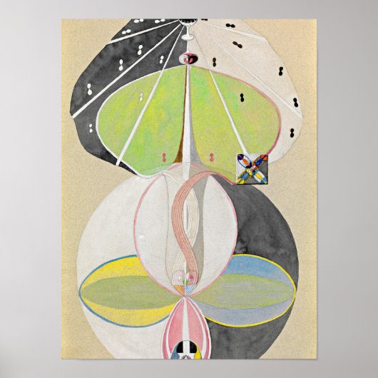 Poster Tree of Knowledge, No.2, 1915 par Hilma af Klint (Devant)