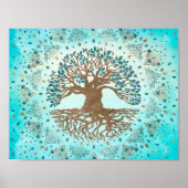 Poster Tree of Life Yggdrasil (Devant)