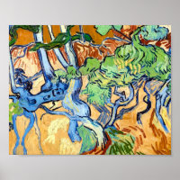 Tree Roots (1890) Art botanique Vincent Van Gogh
