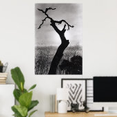 Poster tree sihloette (Bureau à domicile)