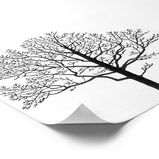 Poster Tree Silhouette (Coin)