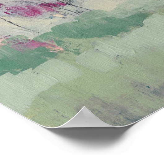 Poster Treeline Fuchsia (Coin)