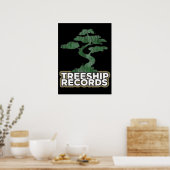 Poster Treeship Records (Keuken)