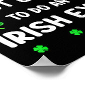Poster Trèfle de la Saint-Patrick le plus susceptible de (Coin)