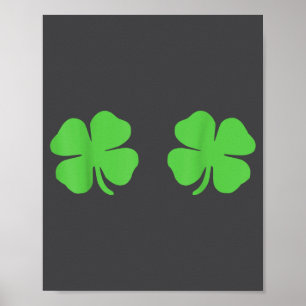 Poster Trèfle irlandais S Saint St. Patrick's Fête de la