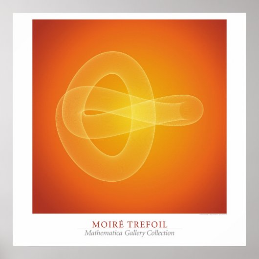 Poster Trèfle Moire (Devant)