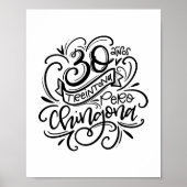 Poster Treintona Pero Chingona (Devant)