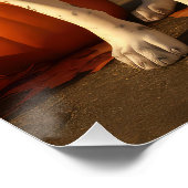 Poster Trek Walker Coonhound Chiot Citrouille d'automne (Coin)