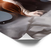 Poster Trek Walker Coonhound Noël du Père Noël (Coin)