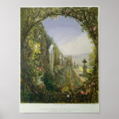 Poster Trellis Window, Trentham Hall Gardens (Devant)