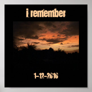 Poster Tremblement de terre en Haïti