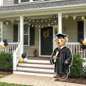 Poster Trendy Bear Printable Graduation Party Decor