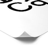 Poster Trendy I Donut Care funny (Coin)