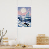 Poster Trendy Killer Whale Orca Alaska  (Cuisine)
