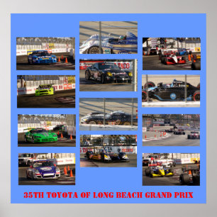 Poster trente-cinquième TOYOTA de Long Beach Grand prix