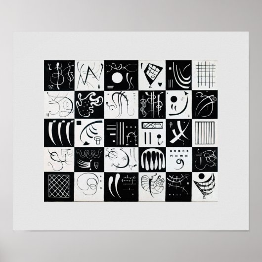 Poster Trente par Wassily Kandinsky (Devant)