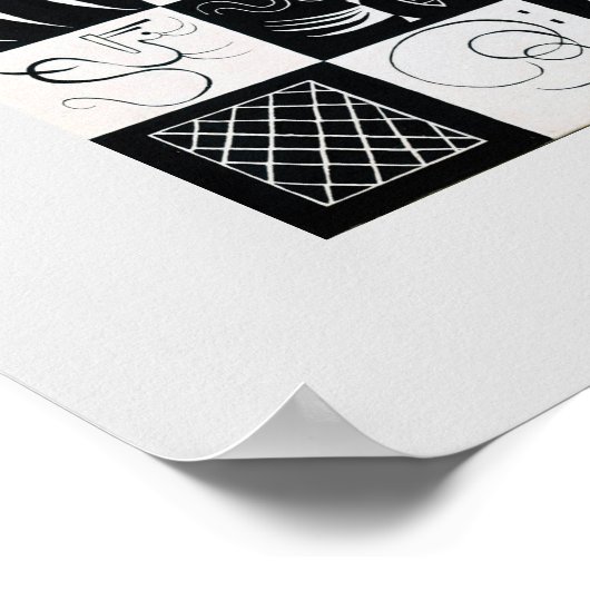 Poster Trente par Wassily Kandinsky (Coin)