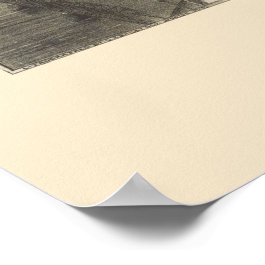 Poster Trenton, NJ Panoramic Map - 1900 (Coin)