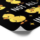 Poster Très certainement pas tous à la suite Funny Duck O (Coin)