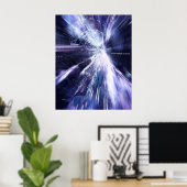 Poster Très graphique (Bureau à domicile)