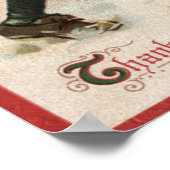 Poster Très heureux chasseur de Turquie (Coin)