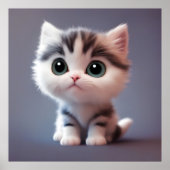Poster Très mignon Kitten (Devant)