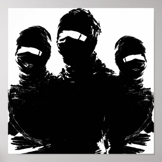 Poster tres ninjas. (Devant)