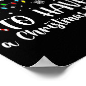 Poster Très probable à Noël Avoir une fête de Noël Fa (Coin)