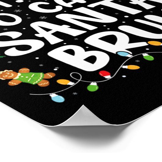 Poster Très Probable D'Appeler Père Noël Bruh Christmas F (Coin)