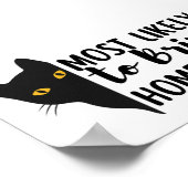 Poster Très Probable D'Apporter Un Chat À La Maison (Coin)