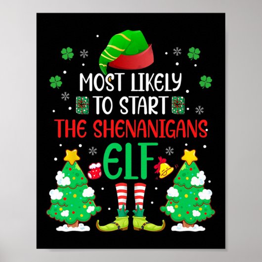 Poster Très Probable De Commencer Les Shenanigans Elf Chr (Devant)