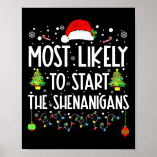 Poster Très Probable De Commencer Shenanigans Famille De